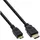 17451P HDMI Stecker Mini HDMI Stecker vergoldete Kontakte schwarz 1 5