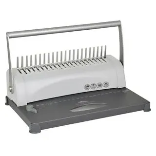 Monolith Bindegerät OB 120, A4, manuell, Plastikbindegerät, 21 Ringe, bindet 450 Blatt