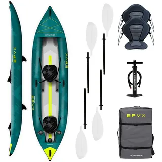 Aufblasbares Kanu/Kajak Trekking 1/2 Personen – Epyx 380 blau No Size