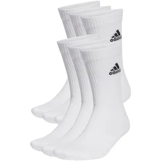adidas Cushioned Sportswear Crew Socken 6er Pack White / Black 43-45