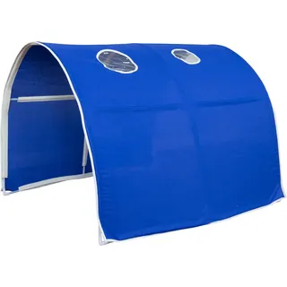 Homestyle4u Tunnel Bogen Zelt Bettzelt Blau