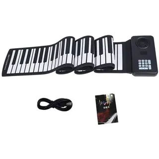 Keyboard Piano,Scroll Piano Tastatur,Tragbares Elektronisches Klavier Mit 88 Tasten,Wasserdicht Und Staubdicht,Ultra-Lange Batterielebensdauer,Geeignet Für Kinder Erwachsene Anfänger Geschenk