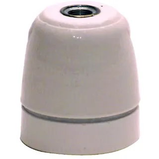 Unitec Porzellan-lampen-fassung E 27 Grau