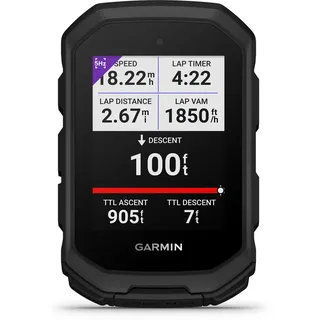 Garmin Edge MTB Fahrradcomputer (Größe One Size, schwarz)
