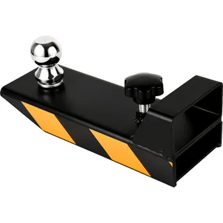 Sorlpv Rangierhilfe Kugelkopf Gabelstapler, Schwarz Schwarz Anhänger Kugelkopf Anhängerkupplung, Einfache Installation für Gabelstapler, Frontlader, Anhänger, Gabelzinken