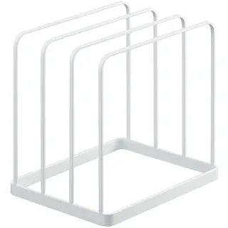 Yamazaki Küchenutensilienhalter, weiß, Metall, 16x19.5x19.5 cm, Kochen, Küchenhelfer, Sonstige Küchenhelfer