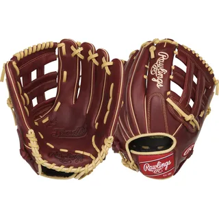 Rawlings Sandlot Series Pro H Web-Baseballhandschuh für Linkshänder, Leder, 32,5 cm