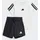 ADIDAS SPORTSWEAR ESSENTIALS KIDS SET Mädchen 62 schwarz-weiß schwarz Obermaterial 100 Sportanzüge für Babys zweiteiliges aus