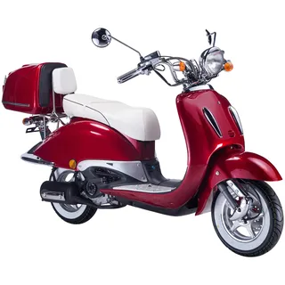GT UNION Strada 125 ccm 8,6 PS 80 km/h rot/weiß inkl. Topcase