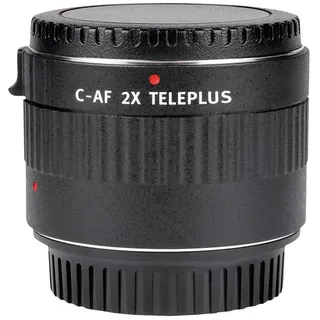 Viltrox C-AF 2X Vergrößerung Tele Extender Autofocus Mount für Canon EOS EF-Objektiv - 5D II 7D 1200D 760D 750D DSLR-Kamera (Schwarz)
