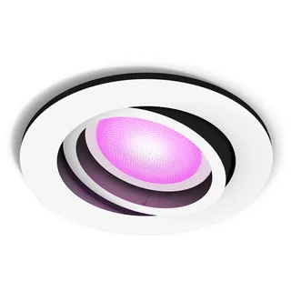 Philips Hue LED-Einbauspot Centura White & Color Ambiance Rund Weiß