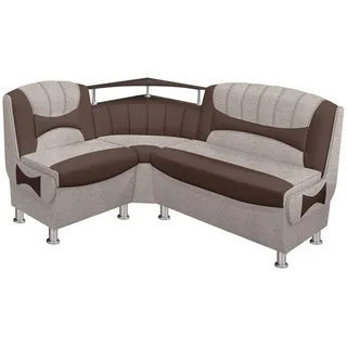 RODNIK Eckbank Samba New, Sitzbank, mit Ablage und Stauraum, Polsterbank, Truhenbank 164x128 cm