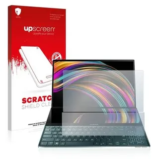upscreen Scratch Shield Clear Premium Displayschutzfolie für Asus ZenBook Duo