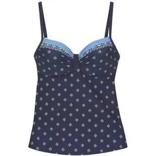 LASCANA Bügel-Tankini-Top Damen nachtblau Gr.36 Cup C