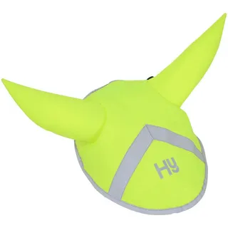 Hy Viz Reflective Bonnet Fly Veil Pony Yellow