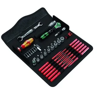 WERA Werkzeugset 35tlg Elektromonteur-Set Tasche 1xMaul 12xSteckeinsatz 1xMess - 05135926001
