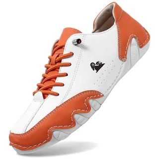 Sneaker & Sportschuhe Für Damen Alpaca Barfuss Schuhe Damen Ergonomischer Sommer Barfußschuhe Paar Wasserdicht & Schmerzlindernder Leder-Barfußschuh Atmungsaktive Orthopädische Barfuss - 39 EU