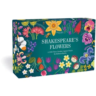 Shakespeare's Flowers: A 1000-Piece Jigsaw Puzzle with a Poetic Host of Flowers, Plants and Animals