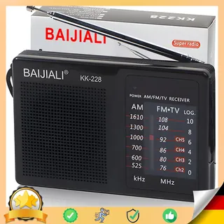 Tragbares Radio FM AM Mini Taschenradio Kopfhöreranschluss 3,5mm Retoo