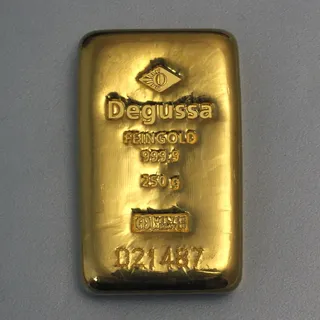 Goldbarren 250g DEGUSSA Resale