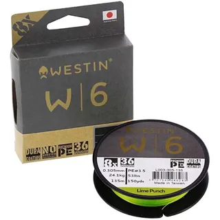 Westin W6 8 Braid Lime Punch - 0.235 mm