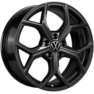 Volkswagen T-Roc Leichtmetallfelge Huntsville, Aluminium-Magnesium-Silizium, Schwarz, 18 Zoll, 5-Loch, 112mm Lochkreis, 45mm ET, 7,0J