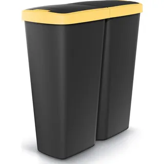monzana Mülleimer 50 l Gelb