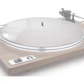 Plattenspieler-Matte aus Acryl, Plattenteller-Matte, Antistatische Slipmatte für 12-Zoll-Plattenspieler, Reduziert Geräusche und Geräusche durch Statische Aufladung und Staub