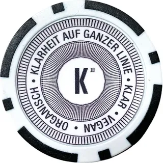 KLARHEIT VODKA Pokerchip Black Edition