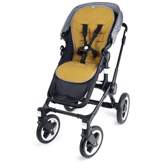 Liebes von priebes Kinderwagen-Sitzauflage COOLAIR Sitzauflage für Kinderwagen und Buggy, Funktionssitzauflage grau