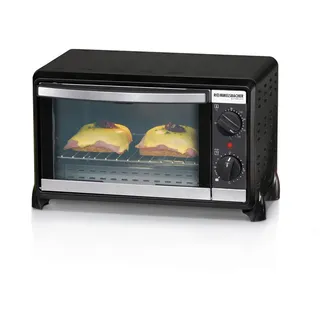 Rommelsbacher Minibackofen, Schwarzchrom, Metall, 39x23x27.5 cm, Grüner Punkt, RoHS, CE, Küchengeräte, Sonstige Küchengeräte