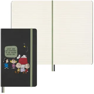 Moleskine Notizbuch Peanuts Gruppe A5 liniert Grau