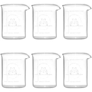 The Illusionist Distillery Sentinel Scented Rum Becherglas | Dark n Stormy Tumblerglas 6er Set | Premium Bechergläser | Perfect Serve | 250ml