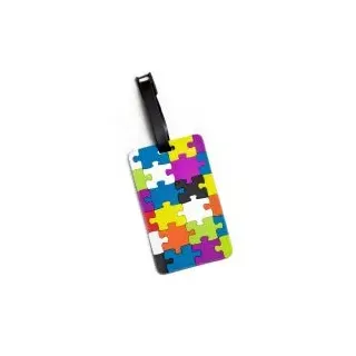 Kofferschild Namensschild Kofferanhänger Puzzle
