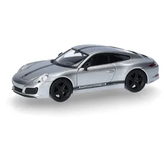 HERPA 430418 Porsche 911 (991) Carrera 4 S, silber