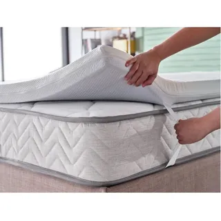 ARGAHOME, Topper Matratzen Topper Viskoelastischer Matratzentopper Memoryfoam Toppern, 5 cm hoch, Matratzentopper für Boxspringmatratzen und Boxspringbetten geeignet, (H2, H3, Visco Memory-Foam, Optimale Druckentlastung, 90x200 100x200 120x200 140x200 160x200), Matratzentopper, Boxspringmatratzen und Boxspringbetten geeignet 90 cm x 200 cm x 5 cm