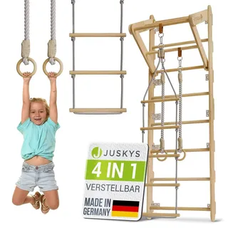Juskys Klettergerüst für Kinder Natur
