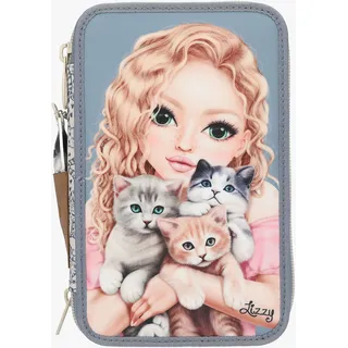 DEPESCHE TOPModel 3 Fach Federtasche CAT Love-