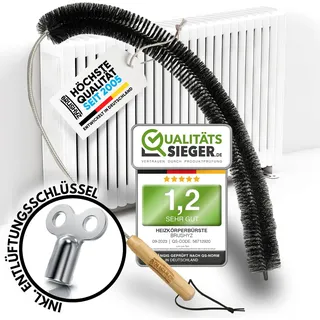 Heizungsbürste [Note 1,2] Heizkörperbürste Lang 117Cm Kratzfrei Mit Weichen Bors