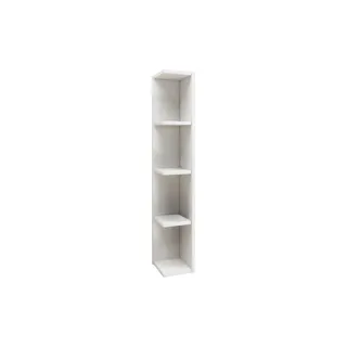 VCM Regal Honsa BxHxL: 17 x 97 x 15 cm Holzwerkstoff - weiss