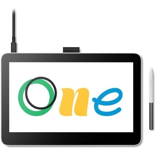 Wacom One 13 Touch Zeichentablett mit 13,3-Zoll-Multi-Touch-Bildschirm, Full-HD, 99% sRGB, inkl. batterielosem EMR-Stift, für Windows, Mac, Chromebook und Android – perfekt für kreative Einsteiger