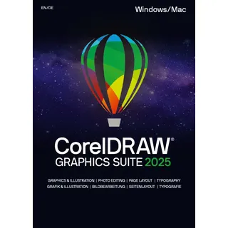 Corel Graphics Suite 2025 / 1 PC / Dauerlizenz / Box