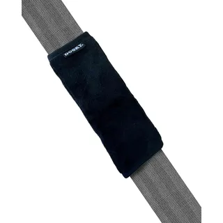 Dooky Großes Sicherheitsgurtpolster für Auto und Kindersitz (universelles Large Seatbelt Pad zur Reduzierung von Druck und Reibung, weich gepolstert, waschbar, passend für 3- und 5-Punkt-Gurte)