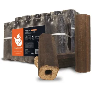 HEIZFUXX Holzbriketts PiniKay Octagon Holzbriketts Hartholz, 10 kg, (Paket, 2-St) 10 kg