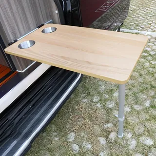 Wohnmobil-Wandklapptisch, Wandtisch, Esstisch, Klapptisch Outdoor, Klappbarer Esstisch, Ideal for Wohnmobil, Reisen, Picknick, Zuhause, BüRo, Schlafsaal, Kleine RäUme ( Color : Wood color , Size : Wit