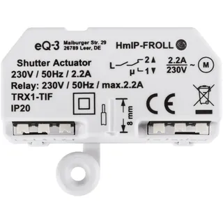 Homematic IP Rollladenaktor Unterputz