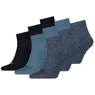 Puma Quarter Füßlinge 9er Pack Blau 39-42