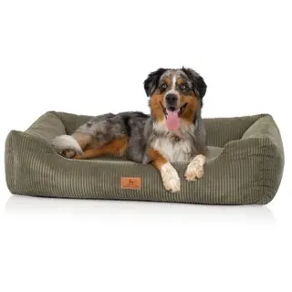 Knuffelwuff Hundebett Olivia XXL 120 x 85 cm khaki