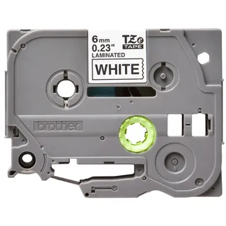 Brother TZe-211 laminiert weiß auf schwarz 0,6cm x 8m