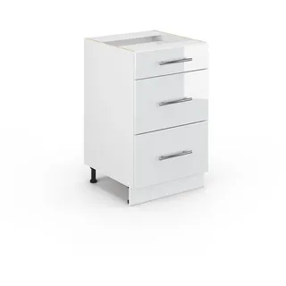 Vicco Schubladenschrank Fame-Line 50 x 51,5 x 81,5 cm Weiß
